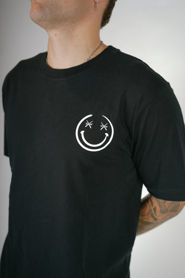 RideGang Smiley Logo auf der Brust