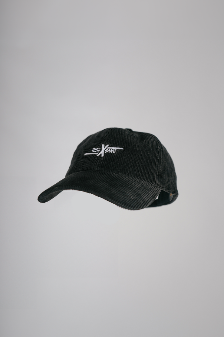 Cord Cap Dad Hat Schwarz