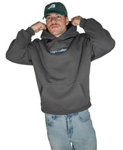 Stitch Hoodie Magnet Grey